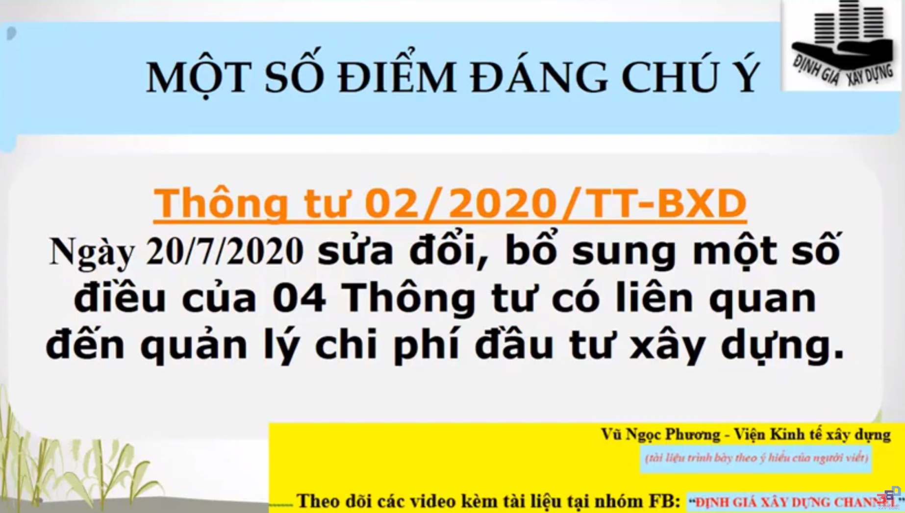 Nội dung Thông tư số 02/2020/TT-BXD bổ xung sửa đổi 4 Thông tư Bộ Xây Dựng